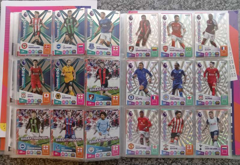 PANINI English Premier League 2024/2025 -  COMPLETE 459 TRADING CARD COLLECTION - NO Golden Ballers