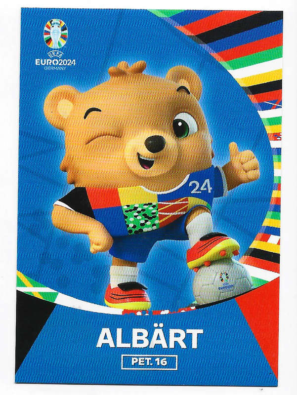 UEFA EURO 2024 - FLASH EDITION (Spain) UEFA EURO 2024 - MASCOT TRADING CARD PET16