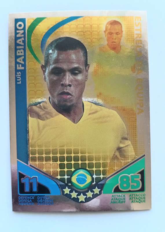 LUIS FABIANO - TOPPS MATCH ATTAX `FIFA WORLD CUP 2010 - FOIL STAR PLAYER - MEXICAN EDITION