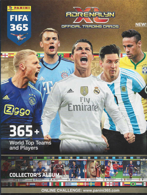 PANINI FIFA 365 COLLECTION 2016 EDITION - LOT of 50 BASE TRADING CARDS