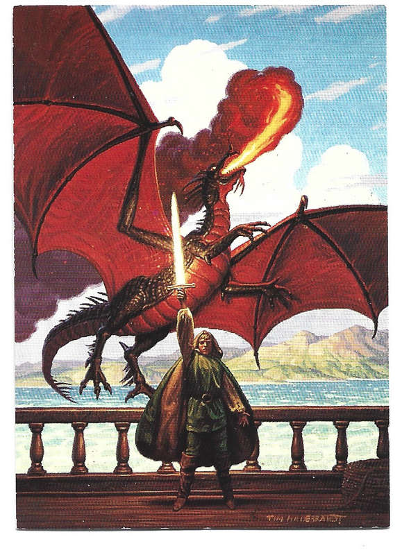 TIM HILDEBRANDT FLIGHTS of FANTASY SERIES TRADING CARDS -  PROMO TRADING CARD