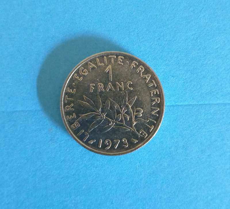 FRANCE - 1  Francs Circulated Coin 1973