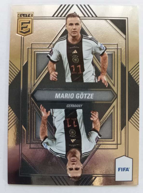 MARIO GOTZE - PANINI DONRUSS ELITE FIFA SOCCER 2023 - CHROME MIRROR TRADING CARD 17
