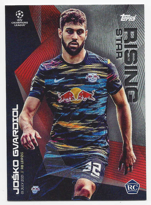 JOSKO GVARDIOL (Leipzig) - TOPPS NOW "CHAMPIONS LEAGUE 2021 - ROOKIE  "RISING STAR" TRADING CARD