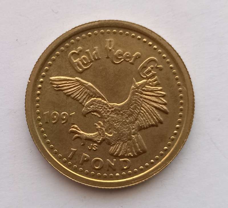 GOLD REEF CITY - 1 POND KRUGER TOKEN 1991 - Token in Great Condition