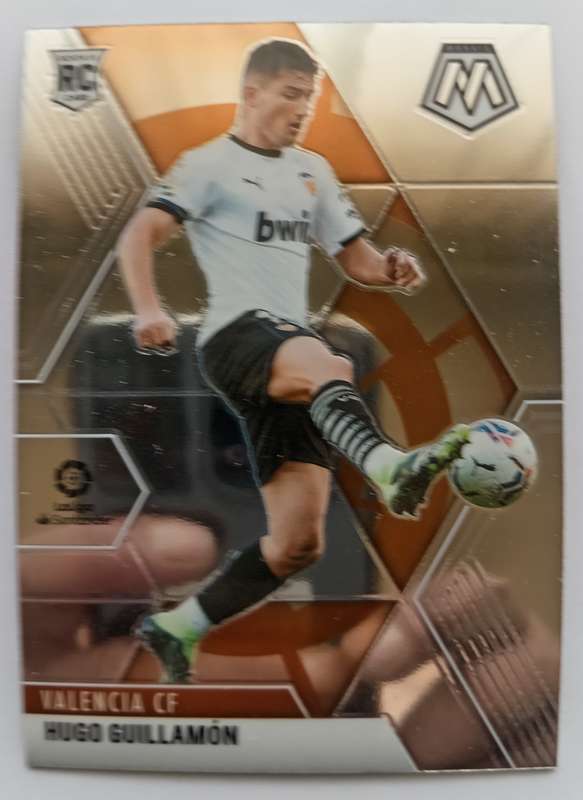 HUGO GUILLAMON (Valencia) - PANINI MOSAIC CHROME LA LIGA SPAIN 2021 - ROOKIE CHROME CARD 72