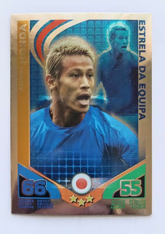 KEISUKE HONDA - TOPPS MATCH ATTAX `FIFA WORLD CUP 2010 - FOIL STAR PLAYER - MEXICAN EDITION