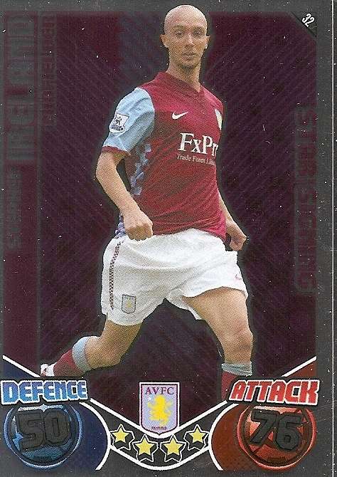 STEPHEN IRELAND- TOPPS `MATCH ATTAX` 2011/2012 - FOIL `STAR SIGNING` TRADING CARD