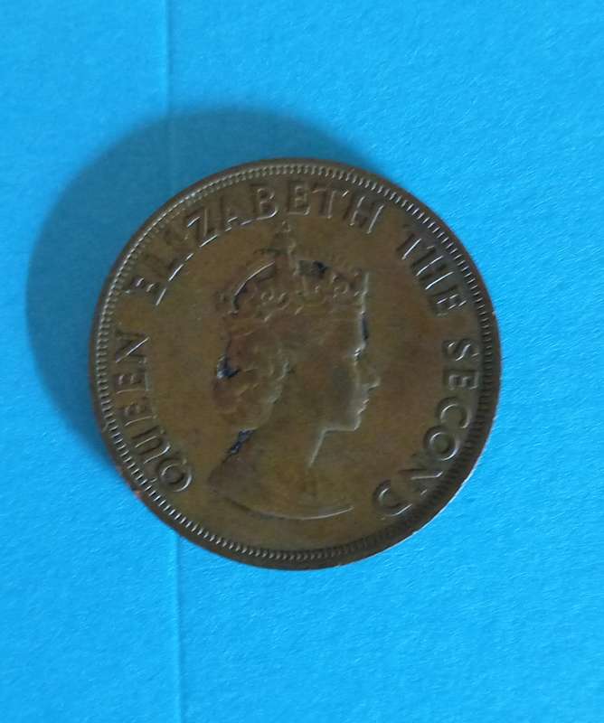 JERSEY - 1 Penny Queen Elizabeth II , 1964 Circulated coin