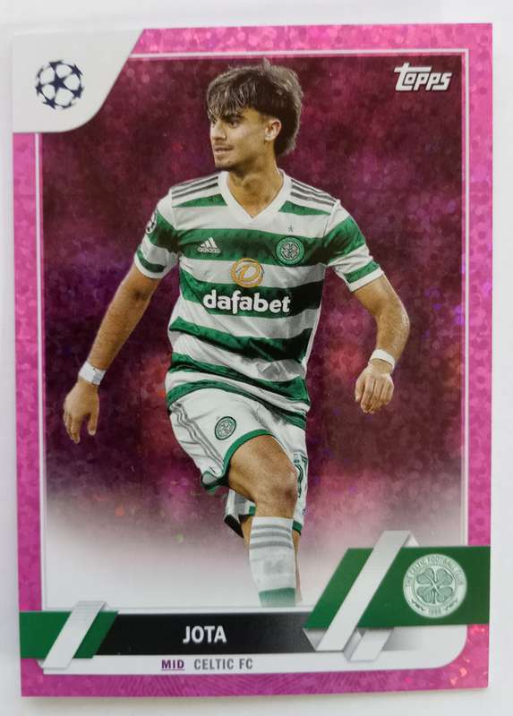 JOTA (Rangers) - TOPPS Champ League 2023 - PINK SPARKLE TRADING CARD 17
