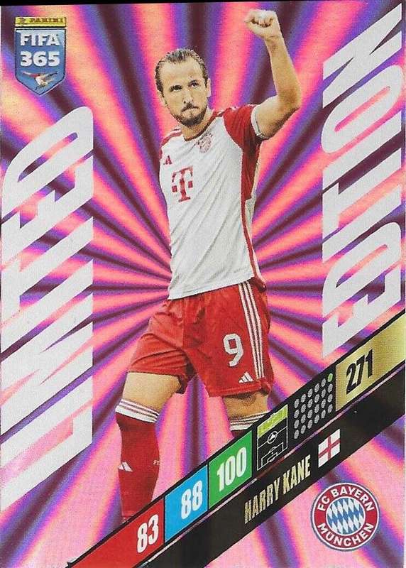 HARRY KANE - PANINI FIFA 365 COLLECTION 2024 - LIMITED EDITION FOIL TRADING CARD