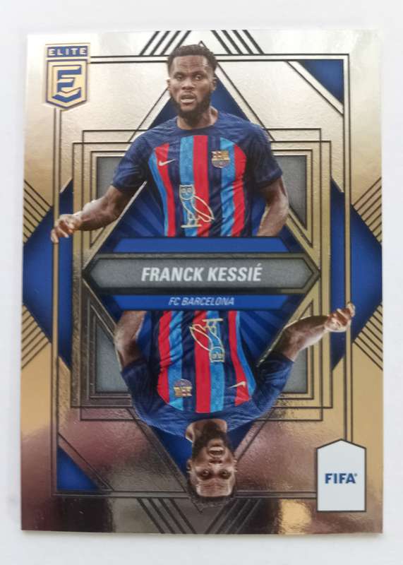 FRANCK KESSIE (Barcelona) - PANINI DONRUSS ELITE FIFA SOCCER 2023 - CHROME MIRROR TRADING CARD 11