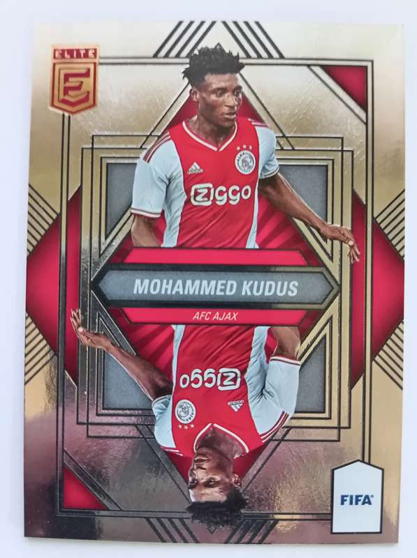 MOHAMED KUDUS - PANINI DONRUSS ELITE FIFA SOCCER 2023 - CHROME MIRROR TRADING CARD 2
