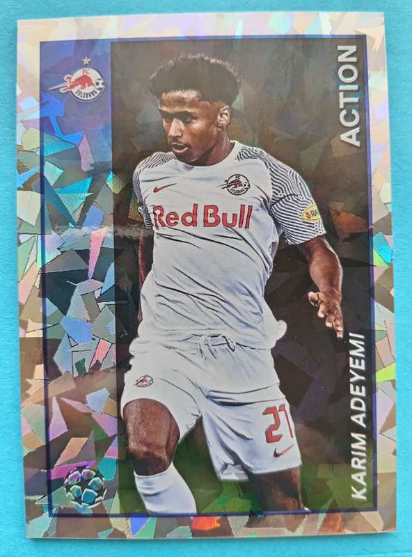 KARIM ADEYEMI (Leipsig) - TOPPS MERLIN Heritage C/League 2022 - CHROME ACTION TRADING CARD 138
