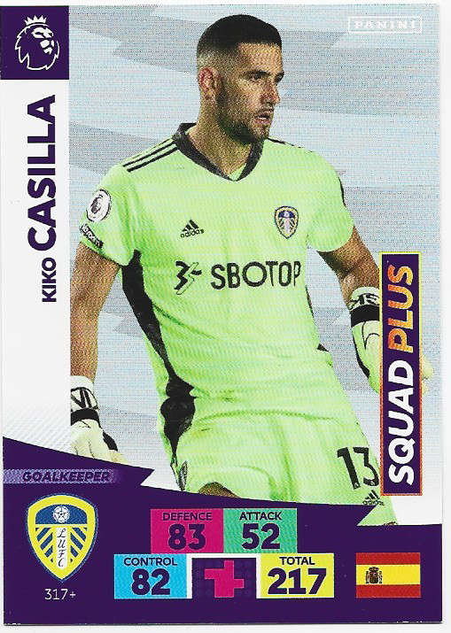 LEEDS UNITED - ENGLISH PREMIER LEAGUE 2020/2021 - TEAM SET of 28 `FOIL and BASE` TRADING CARDS
