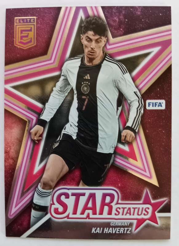 KAI HAVERTZ (Germany) - PANINI DONRUSS ELITE FIFA SOCCER 2023 - PINK STAR STATUS TRADING CARD 17