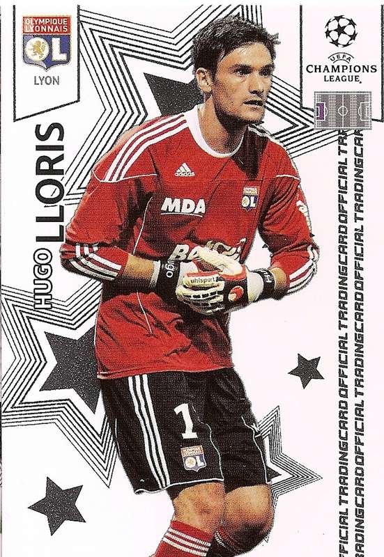 HUGO LLORIS (Lyon) - PANINI CHAMPIONS LEAGUE PREMIUM 2010/11 - RARE TRADING CARD