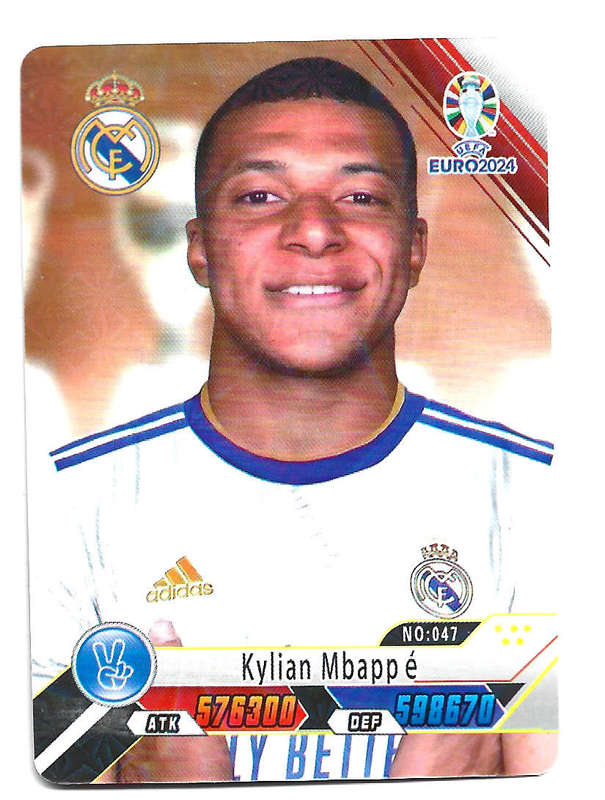 KYLIAN MBAPPE - STAR CARD COLLECTION 2025 - STAR TRADING CARD 47