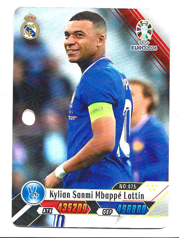 KYLIAN MBAPPE - STAR CARD COLLECTION 2025 - STAR TRADING CARD 75