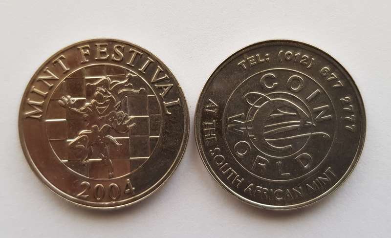 COIN WORLD -  MINT FESTIVAL 2004 TOKEN - In Very Good Condition