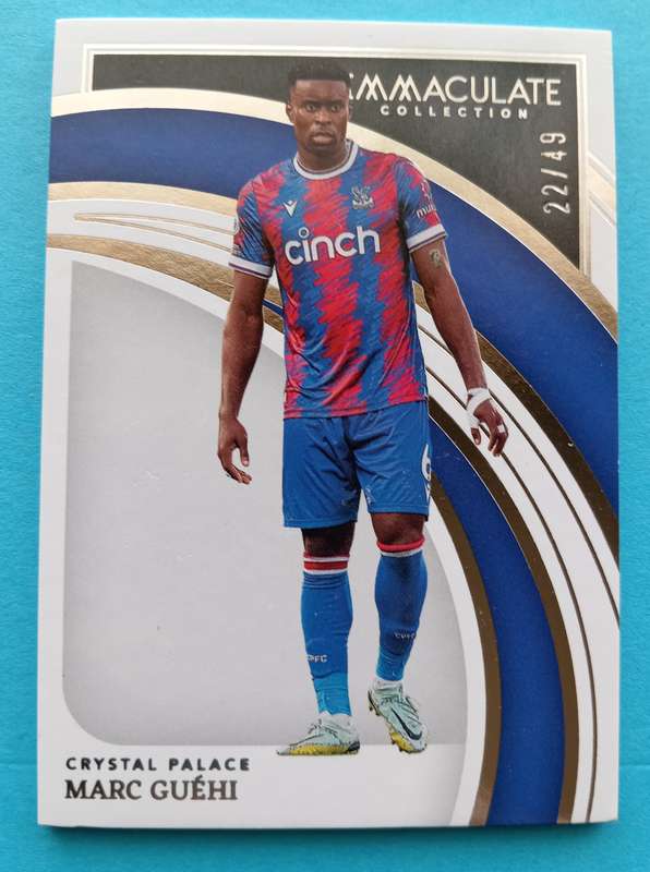MARC GUEHI (C. Palace) - PANINI IMMACULATE COLLECTION 2023 - RARE TRADING CARD 22 of 49