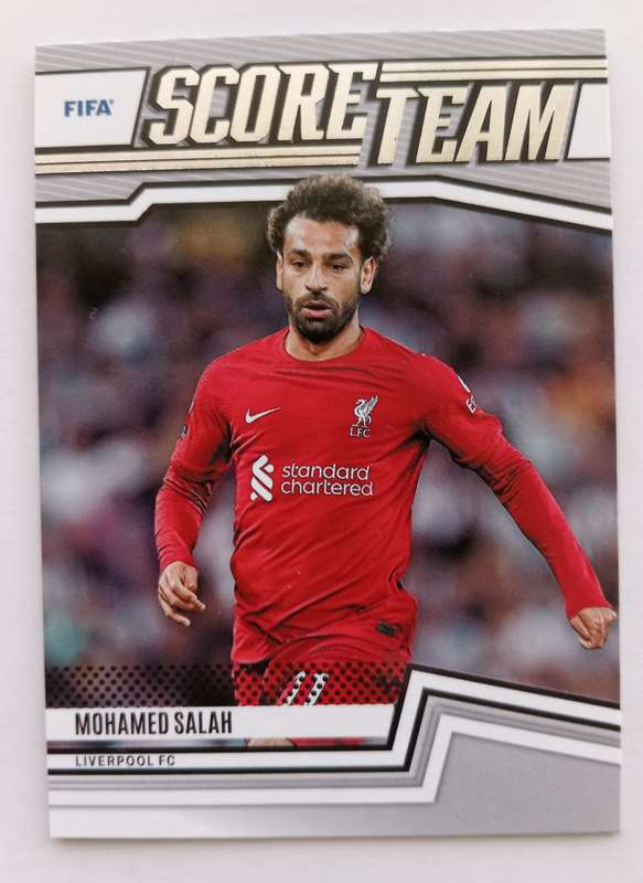 MOHAMED SALAH (Liverpool) - PANINI FIFA SOCCER SCORE 2023 - SCORE TEAM TRADING CARD 18