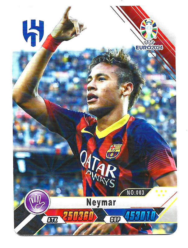 NEYMAR Jr - STAR CARD COLLECTION 2025 - STAR TRADING CARD 3