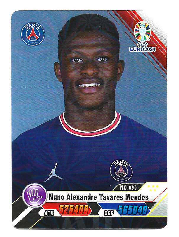 NUNO MENDES - STAR CARD COLLECTION 2025 - STAR TRADING CARD 90