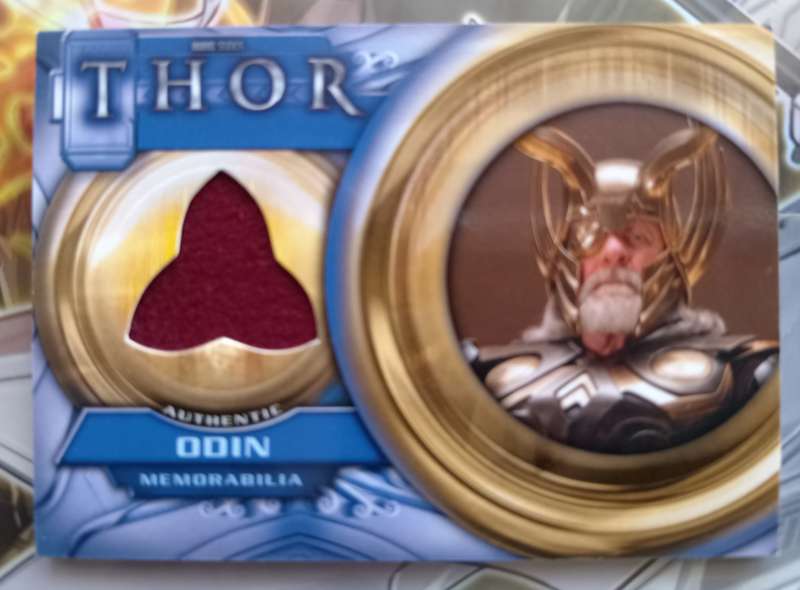 ODIN - UPPER DECK "THOR the Movie 2011" - RARE AUTHENTIC "MEMORABILIA" TRADING CARD F3