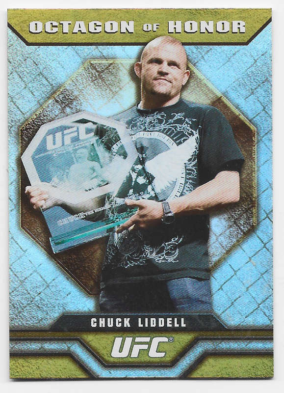 CHUCK LINDELL - TOPPS UFC 2010 COLLECTION - GOLD FOIL "OCTAGON of HONOR" TRADING CARD OOH2