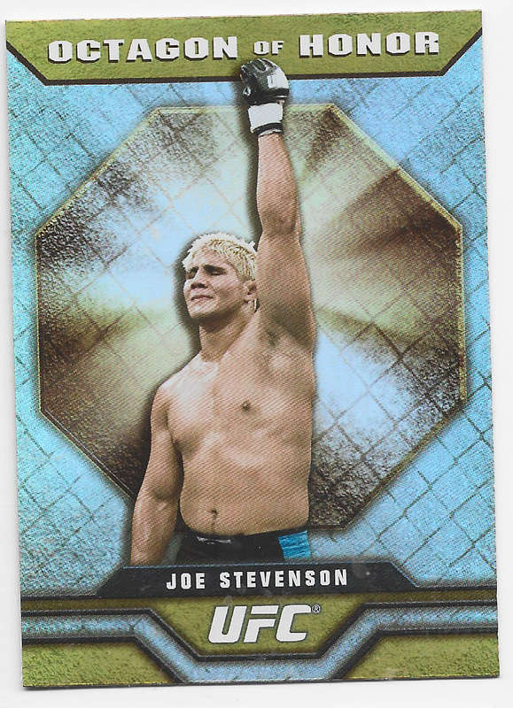 JOE STEVENSON - TOPPS UFC 2010 COLLECTION - GOLD FOIL "OCTAGON of HONOR" TRADING CARD OOH4