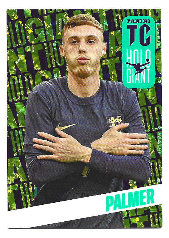 COLE PALMER - PANINI `TOP CLASS` 2025 COLLECTION - GOLD HOLO GIANT TRADING CARD