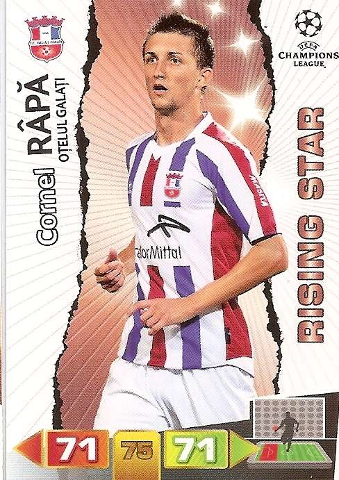 CORNEL RAPA - PANINI CHAMPIONS LEAGUE 2011/12 - `RISING STAR` TRADING CARD
