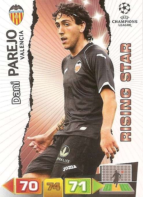 DANI PAREJO - PANINI CHAMPIONS LEAGUE 2011/12 - `RISING STAR` TRADING CARD
