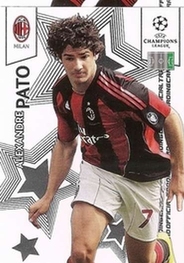 ALEX. PATO (AC Milan) - PANINI CHAMPIONS LEAGUE PREMIUM 2010/11 - RARE TRADING CARD