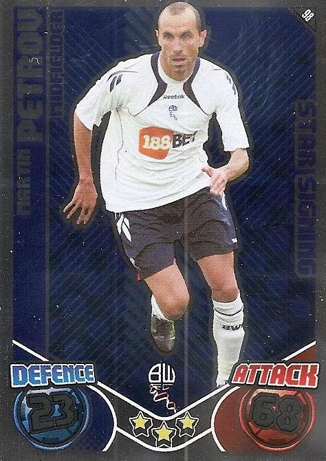 MARTIN PETROV - TOPPS `MATCH ATTAX` 2011/2012 - FOIL `STAR SIGNING` TRADING CARD