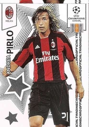 ANDREA PIRLO (AC Milan) - PANINI CHAMPIONS LEAGUE PREMIUM 2010/11 - RARE TRADING CARD