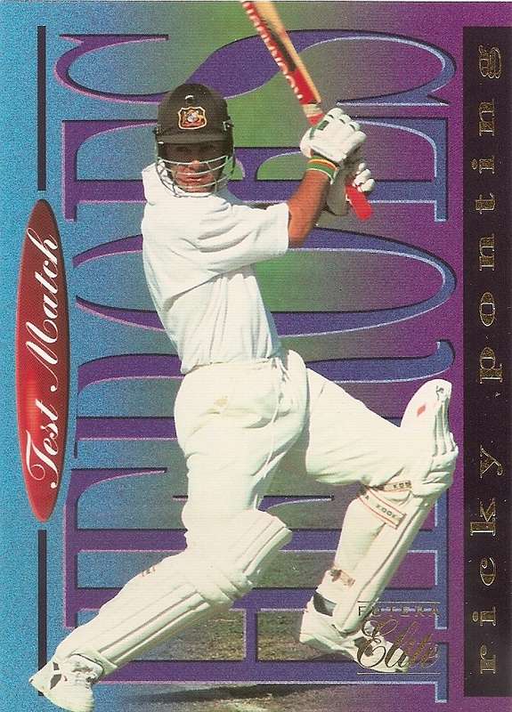 RICKY PONTING - 1996 FUTERA CRICKET `ELITE` PREMIUM - `RARE` `BOX CARD` CARD XL 3