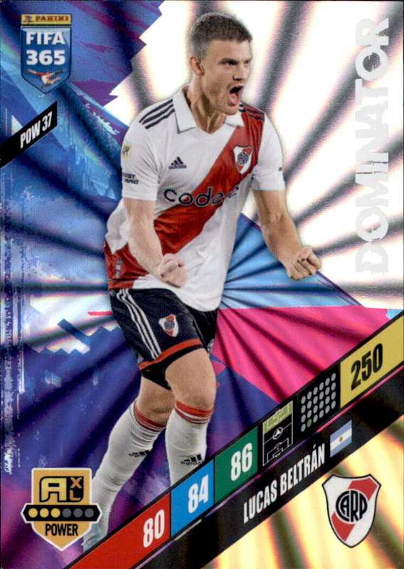 LUCA BELTRAN - PANINI `FIFA 365 COLLECTION` 2024 - `MAGICIAN` FOIL TRADING CARD POW37