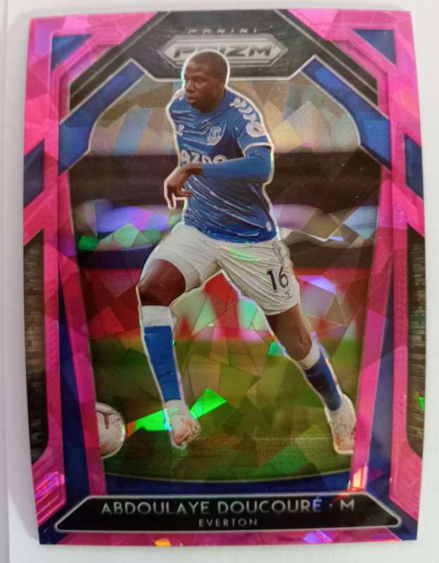 ABD. DOUCOURE (Everton) - PANINI P/League PRIZM 2021 -  `PINK CRACKED ICE` TRADING CARD 110