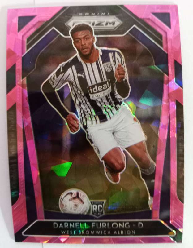 DARNELL FURLONG (West Brom) - PANINI P/League PRIZM 2021 - `PINK CRACKED ICE` TRADING CARD 257
