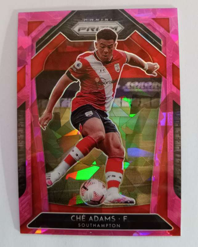 CHE ADAMS (Southampton) - PANINI P/League PRIZM 2021 - `PINK CRACKED ICE` TRADING CARD 89