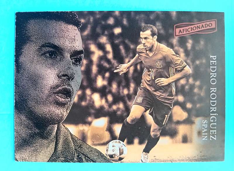 PEDRO RODRIGUEZ (Spain) - PANINI AFICIONADO SOCCER 2017 - AFICIONADO INSERT TRADING CARD