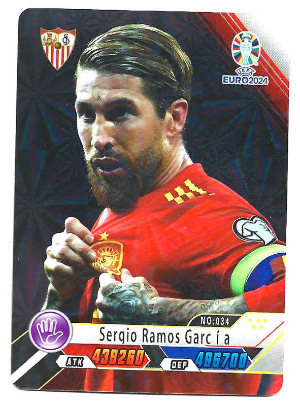 SERGIO RAMOS - STAR CARD COLLECTION 2025 - STAR TRADING CARD 34