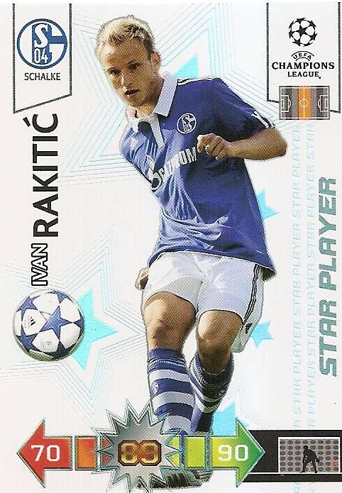 IVAN RAKITIC - PANINI CHAMPIONS LEAGUE 2010/2011 COLLECTION - STAR PLAYER TRADING CARD