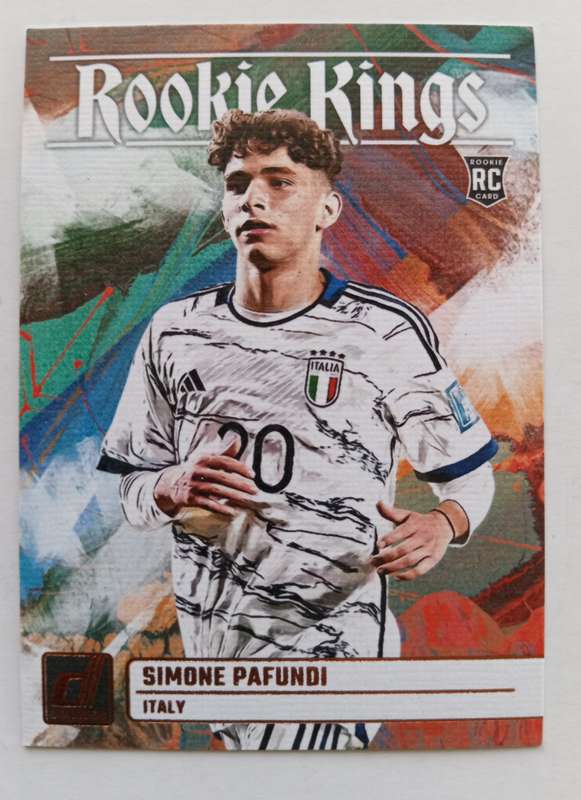 SIMONE PAFUNDI (Italy) - PANINI DONRUSS ROOKIE KINGS 2023/24 - BRONZE ROOKIE TRADING CARD 12