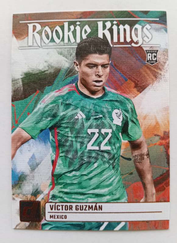 VICTOR GUZMAN (Mexico) - PANINI DONRUSS ROOKIE KINGS 2023/24 - BRONZE ROOKIE TRADING CARD 8