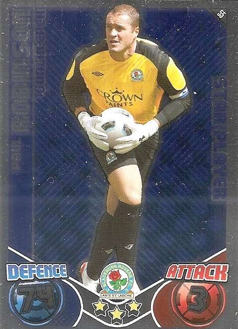 PAUL ROBINSON  - TOPPS `MATCH ATTAX` 2011/2012 - FOIL `STAR PLAYER` TRADING CARD