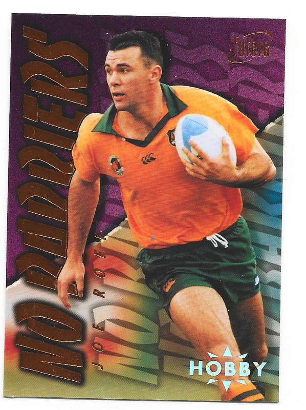 JOE ROFF - `WALLABIES 96 FUTERA` -  `NO BARRIERS` `HOBBY` GOLD TRADING CARD NB8 3880 of 4000