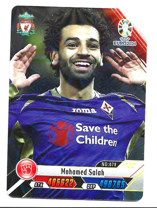 MOHAMED SALAH - STAR CARD COLLECTION 2025 - STAR TRADING CARD 79